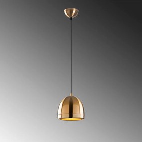 Bronzszínű függőlámpa fém búrával ø 17 cm Mugo – Opviq lights