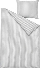 Pamut ágynemű SOFT STRIPES szürke Ágyneműhuzat mérete: 70 x 80 cm | 140 x 200 cm