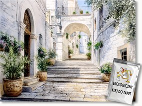 Fotótapéta Flizelina Város Olaszország Horvátország Utca Lépcső 312x219 ragasztó