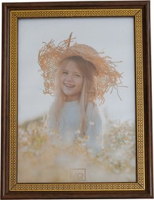 Poszter képkeret A4 21x29,7 Barna-arany Camila