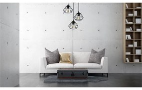 Csillár zsinóron CEED 3xE27/60W/230V fekete