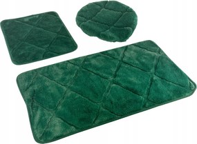 Fürdőszobaszőnyegek Muna Zöld Csúszásgátló járdák Szett 3 részes