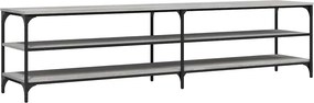 vidaXL szürke sonoma színű szerelt fa TV-szekrény 200 x 30 x 50 cm