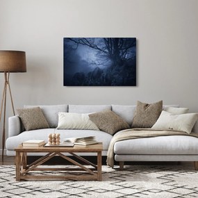 Egy sötét erdő képe (90x60 cm)