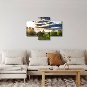 Erdei kunyhó képe (90x60 cm)