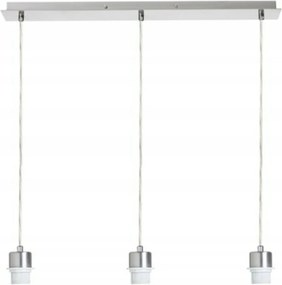 Mennyezeti függeszték talp Rendl More 60, matt nikkel, 3xE27, 60 cm