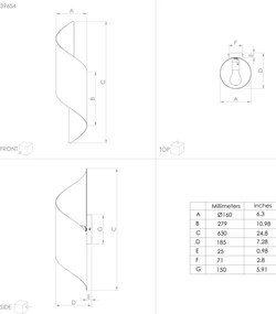 Eglo 39654 - Fali lámpa JABALOYAS 1xE27/40W/230V