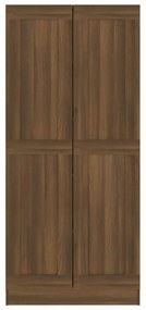 barna tölgyszínű fa fürdőszobaszekrény 82,5 x 30,5 x 185,5 cm