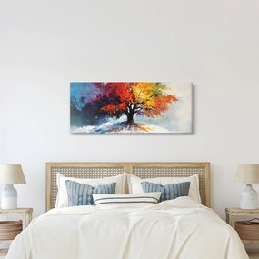 Kép - Színes fa (120x50 cm)