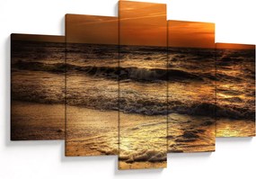 Kép - Hullámok a parton (150x105 cm)