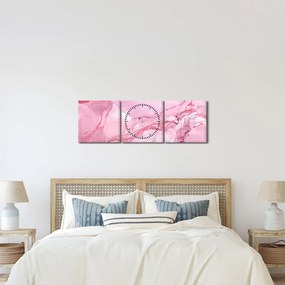 Kép - Rózsaszín márvány (órával) (90x30 cm)