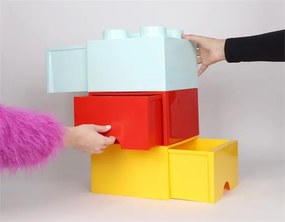 Tárolódoboz, fiókos, LEGO Brick, piros (L40051730)