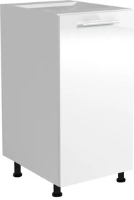 Vento d-30/82 alsó szekrény magasfényű fehér