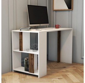PC asztal Limba (fehér + dió). 1088795