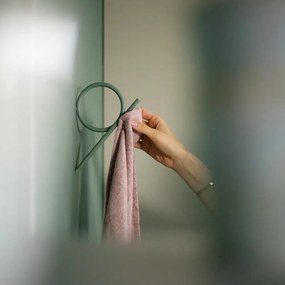 Zöldesszürke fém fali fogas Tuba – Spinder Design