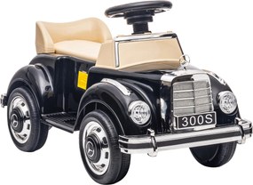 AIYAPLAY Gyerek Elektromos Autó, Játékautó Kiszolgáló Térrel, 18-48 Hónapos Gyerekeknek, Fekete, 77,5 x 41,5 x 45 cm | Aosom
