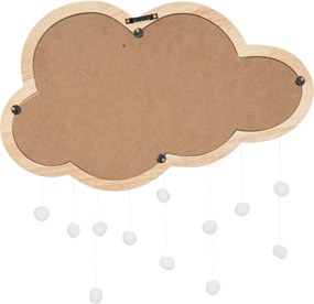 Atmosphera - Gyermek fali tükör CLOUD 40x36 cm kaucsukfa