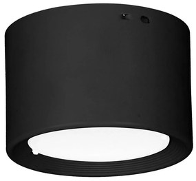 Luminex LED Mennyezeti lámpa LED/10W/230V fekete átm. 10 cm LU0897