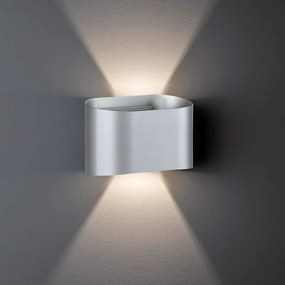 FISCHER&HONSEL 30425 WALL Modern Kültéri Fali Lámpa Ezüst LED IP44