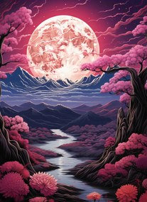 Poszter 40x55cm Rózsaszín Álmok Földje