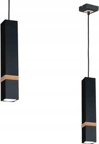 Függőlámpa Vidar Black 1xGU10