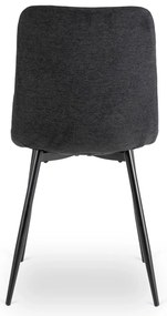 Fekete Szövet Étkezőszék. PERU 2