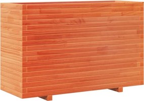 vidaXL viaszbarna tömör fenyőfa kerti virágláda 110x40x72,5 cm