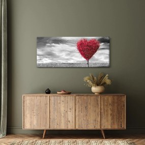 Kép - szív a fák koronájából (120x50 cm)
