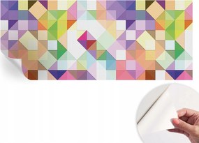 Design fali fotótapéta öntapadós Színes formák 250x104 cm