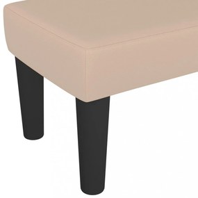 cappuccino műbőr pad 100 x 30 x 30 cm