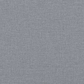 világosszürke szövet fejtámla párna Hvar 160 cm