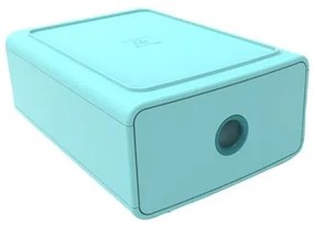 Irattároló, műanyag, 1 fiókos, EXACOMPTA Skandi, jégkék (EX315433D)