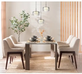 Globo 15634-3 - LED Csillár zsinóron FOGSY 3xLED/8W/230V