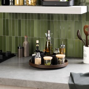 Fekete forgó fa fürdőszobai rendszerező kozmetikumokhoz Bellwood – Umbra