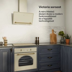 Klarstein Victoria 4 Flex, indukciós főzőlap, beépített, 7000 W, Flexzone, időzítő