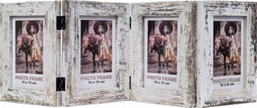 Galéria multikeret Narvik 1 képhez 10x15 cm Pion összecsukható 4 keret Fehér