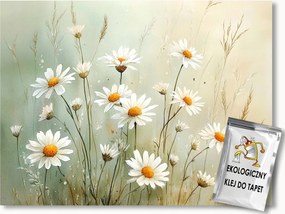 Fotótapéta Flizelina Kert Rét Virágok Margaréta 400x280 ragasztó