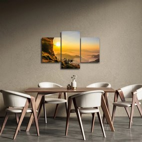 Egy völgy képe a reggeli ködben (90x60 cm)