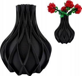 Avio – Fekete virág váza, Lego Icons Botanicals szárított kompozíciók