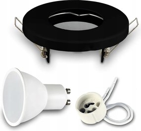 Süllyesztett lámpatest halogén IP44 fürdőszobai lámpatest Led GU10 7W 4000K