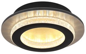 Globo 48042-12G - LED mennyezeti lámpatest JAYDEN LED/12W/230V, átmérő 20 cm, fekete