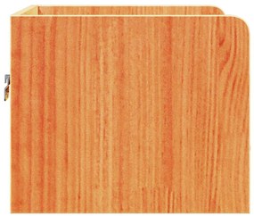 Éjjeli asztal 2 pcs Viaszbarna 38 x 36 x 29.5 cm Tömör fenyőfa