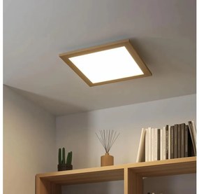 Eglo Eglo - LED RGB Dimmelhető mennyezeti panel SALOBRENA-C LED/24W/230V barna + távirányító EG97629A