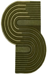 Zöld kézi szövésű gyapjú szőnyeg 150x240 cm Conway Retro – Flair Rugs