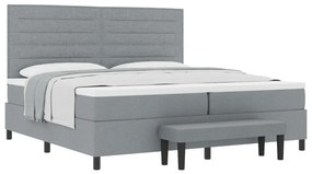 Boxspring ágy matraccal és paddal