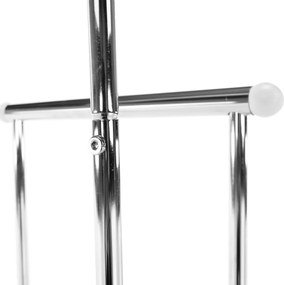 Fogas, néma szolga, króm + fehér, ELIAS