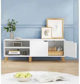 BASTOR fehér tévészekrény