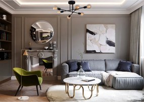 Flower mennyezeti lámpa, fekete