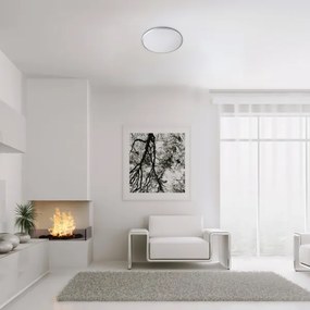 Rabalux 71131 - ENGON LED mennyezeti lámpa 45W, 230V, 4000K, ezüst, 48 cm