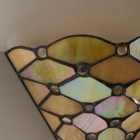 Endon 64302 - Tiffany PEARL fali lámpa 1xE14/40W/230V